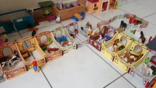 Visite de mon centre équestre playmobil [upl. by Nodnorb725]