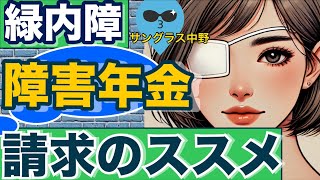 【緑内障と障害年金】請求受給の大きなメリットとは！私の経験からから言える事！ [upl. by Scriven]