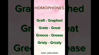 HOMOPHONES [upl. by Minoru]