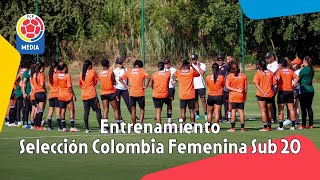 Entrenamiento  Selección Colombia Femenina Sub 20  14 Septiembre 2024 [upl. by Cope76]