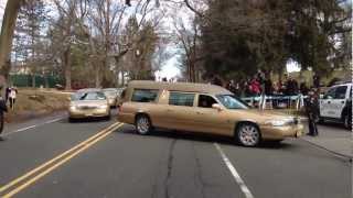 Whitney Houston burial procession  arriving at the cemetery [upl. by Terra]