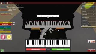 Say Something Im Giving Up On You Roblox Pianowatch keys carefully [upl. by Esiled977]