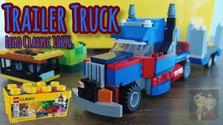 LEGO Classic 10696 quotTRAILER TRUCKquot  Instructions on how to build [upl. by Kcirederf]