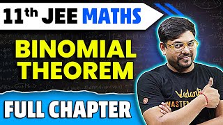 Binomial Theorem Full Chapter  Class 11 Maths Chapter 7  JEE 2025 Maths  Harsh Sir [upl. by Carlie]