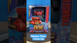 Transformers One Optimus Prime  Orion Pax Prime Changer Figure  Rodimusbill Short [upl. by Elinet]