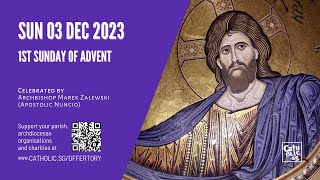 Catholic Sunday Mass Online  1st Sunday of Advent 03 Dec 2023 [upl. by Oletta]