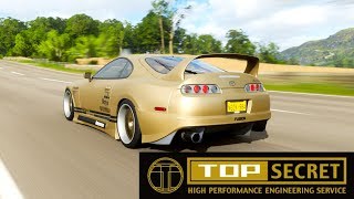 TwinTurbo V12 Toyota Supra TOP SECRET REPLICA  Forza Horizon 4 PC Ultra 1440p 60fps [upl. by Arval]