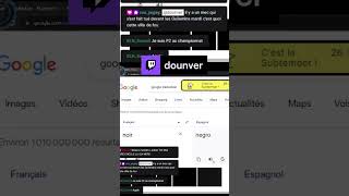 Comment on dit quotnoirquot en espagnol  😅  dounver sur Twitch [upl. by Kevin]