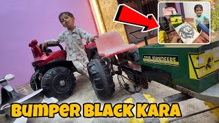 Tractor Ka Bumper Black Kara Diya😱 [upl. by Nivel694]