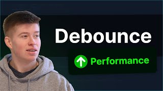 Increase React Performance Learn Debounce in 13 Minutes [upl. by Demah]