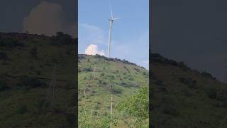 Wind power generation nearby my village nature agriculture wind power current electronicmusic [upl. by Rawdin]