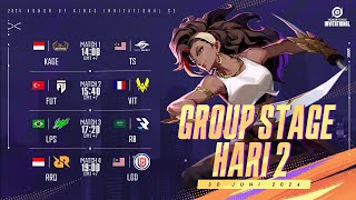 ID Honor of Kings Invitational Season 2 Group Stage Hari 2  Persaingan Semakin Memanas [upl. by Britteny90]