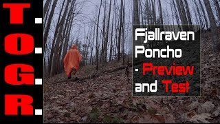 How Much  Fjallraven Poncho  Preview and Test [upl. by Atteynod]