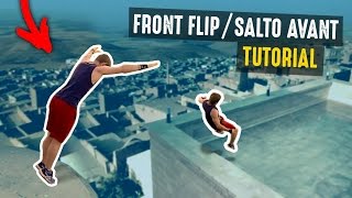 APPRENDRE LE SALTO AVANT FRONT FLIP [upl. by Nodnnarb]