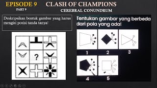 Clash of Champion by Ruang Guru Eps 9 Part 9  Cerebral Conundrum [upl. by Eicnarf]