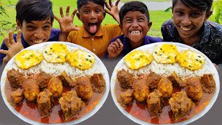 2 vs 2 Eating Challenge  Spicy Chicken Curry with Rice eating Challenge  Eating Competition [upl. by Seumas]