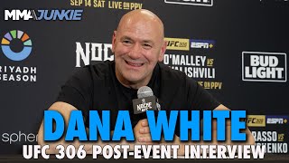 Dana White Sean OMalley Looked Flat in Loss Talks Kendrick Lamar Error Sphere Debut  UFC 306 [upl. by Elwee]