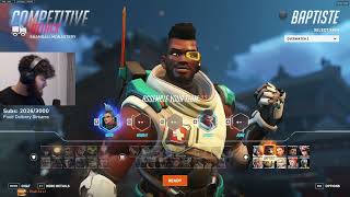 POTG DAFRAN INSANE BAPTISTE OVERWATCH 2 GAMEPLAY SEASON 9 [upl. by Nitsirk644]