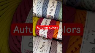 Autumn colors Bobilon tshirt yarn [upl. by Gleda]