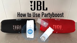 How to Connect Two JBL Speakers with PartyBoost StepbyStep Guide [upl. by Eelirol]