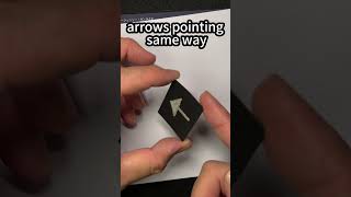 Drawing Arrows flipping trick card but why Try it kids kidsfun tricks kidsvideo [upl. by Annoj]