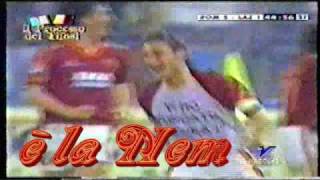 Derby Romano il più bello 110499 Roma 3 Lazio 1 Totti li purga e lo scudetto vola via [upl. by Arluene]