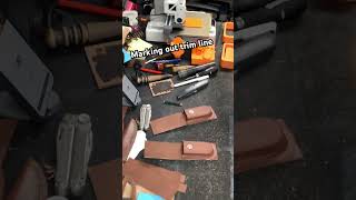 Wet molding leather for a multi tool part 7 [upl. by Nahtaj]