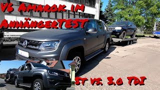 Verbrauch bei 5t Zuggewicht  Teil2 Verbrauch Anhängerbetrieb  Der VW Amarok V6 Diesel [upl. by Llewkcor]