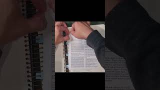 Add paper into my ESV Spiralbound Journaling Bible [upl. by Elsy]