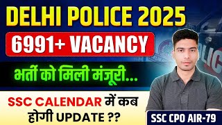 Delhi Police Constable New Vacancy 2025  Delhi Police Constable 6991 Vacancy Notification [upl. by Oriole]