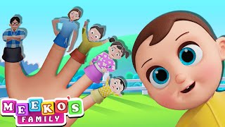 😻🖐️ Finger Family Song  Baby Finger Where are You  Meekos Family Nursery Rhymes [upl. by Trimble976]