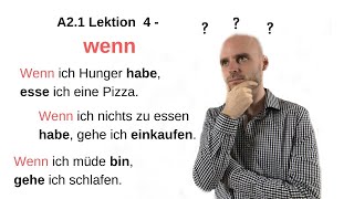 Deutschkurs A2  Der Konnektor wenn [upl. by Lladnar240]