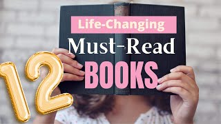 12 MUST READ Self Help Books  Motivational Life Changing Inspiring Book Recommendations [upl. by Vardon]