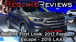 2017 Ford Escape – Redline First Look – 2015 Los Angeles Auto Show [upl. by Asillem220]