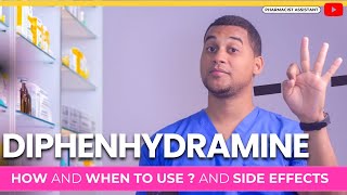 Diphenhydramine How to Use It amp 3 Common Side Effects [upl. by Reld]