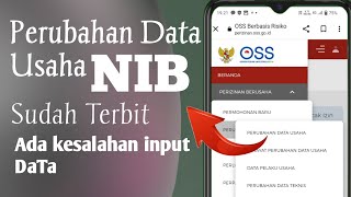 merubah data usaha di oss [upl. by Kitty777]