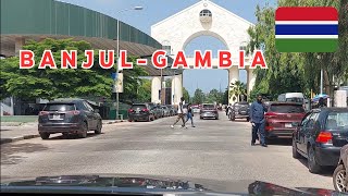 Driving in Banjul Gambia banjul gambia thegambia africa driving tour [upl. by Aivul375]