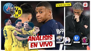 BORUSSIA DORTMUND derrotó al PSG 10 Y ES FINALISTA DE LA CHAMPIONS Mbappé desparecido  Exclusivos [upl. by Maddox]