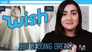 I Tried Wedding Dresses From Wish [upl. by Adnerad]