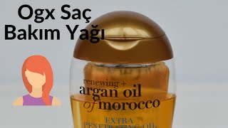 Ogx Yenileyici Argan Oil Of Moroccoİnceleme [upl. by Jorgan]