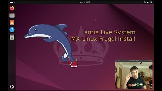 MX Frugal Install thanks to the antiX live system [upl. by Ynahpit]