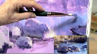 Painting Water with Oils with Martha Saudek [upl. by Black]