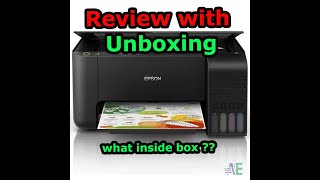 Epson L3250 new printer Unboxing ink loading  copy review [upl. by Walrath898]