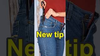 New tip to downsize jeans easily 2Miarti 🧵✂️ [upl. by Htinnek]