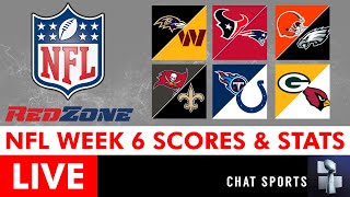 NFL Week 6 RedZone Live Streaming Scoreboard Highlights Scores Stats News amp Analysis [upl. by Ahsirahc]