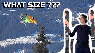 HOW TO CHOOSE THE RIGHT LENGTH OF SKIS  WHAT SIZE OF PARK SKI SHOULD YOU BUY [upl. by Laeira]