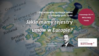 Jakie mamy rejestry umów w Europie [upl. by Nylikcaj430]