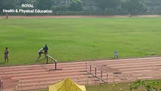 Steeple Chase  Inter Collegiate Competitions Athletics steeplechase viral [upl. by Corrianne]