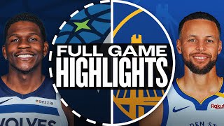 TIMBERWOLVES at WARRIORS  FULL GAME HIGHLIGHTS  December 8 2024 [upl. by Royal]