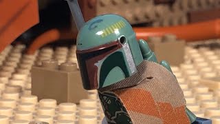 Boba Fett Escapes the Sarlacc Pit Lego Stop Motion The Book of Boba Fett Season 1 Episode 1 [upl. by Celestina]